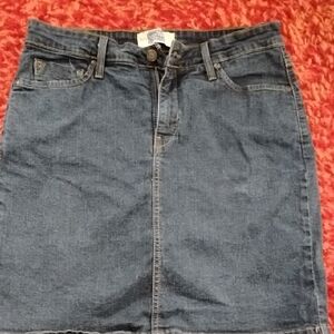 Signature by Levi Strauss Indigo Denim Pencil Skirt